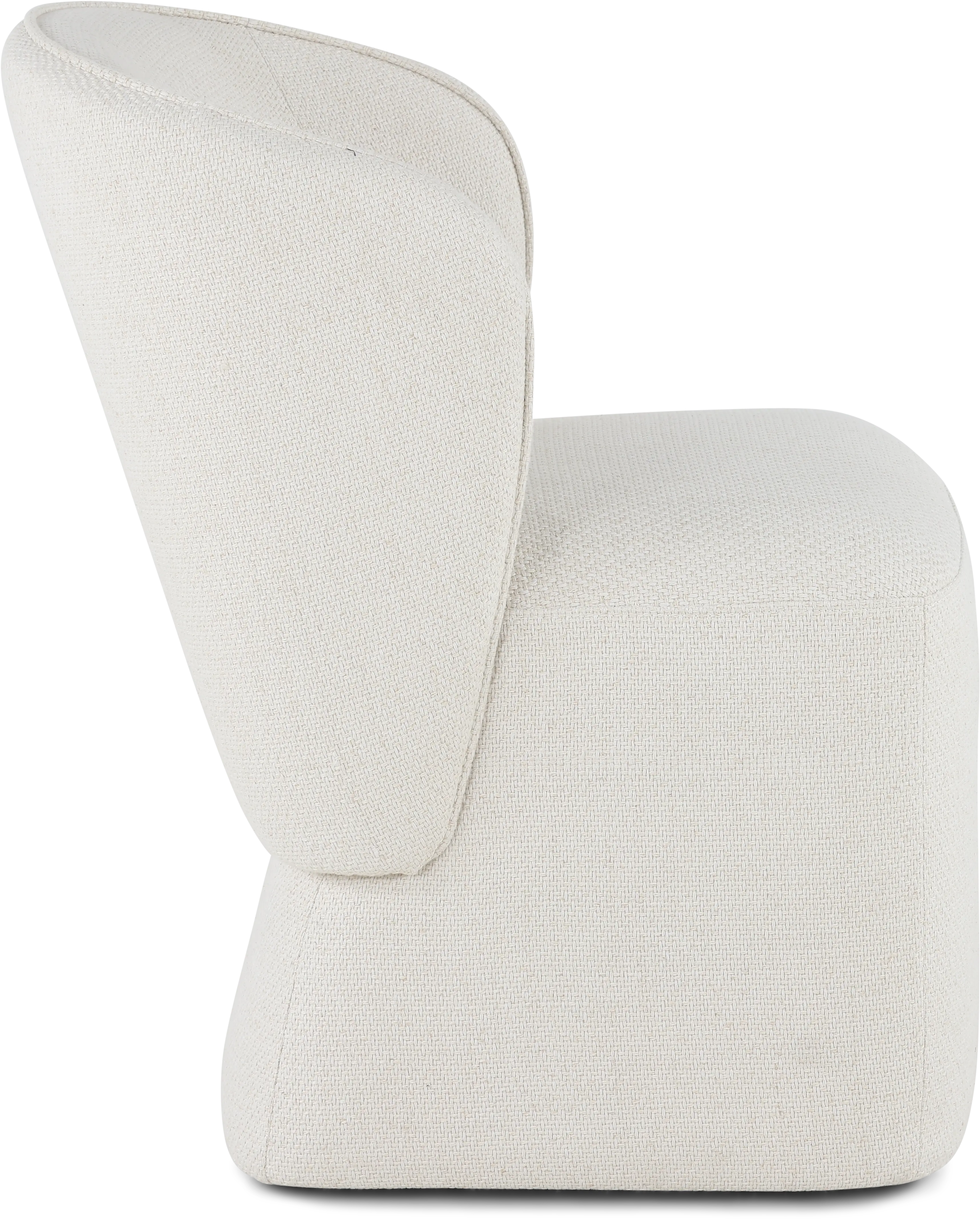 Dinara White Upholstered Dining Chair