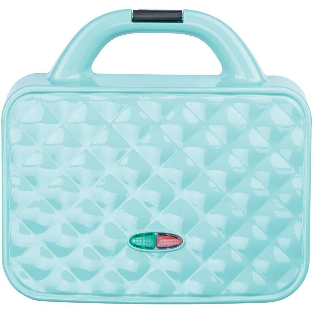 Brentwood Couture Purse Blue Nonstick Dual Waffle Maker TS-239BL