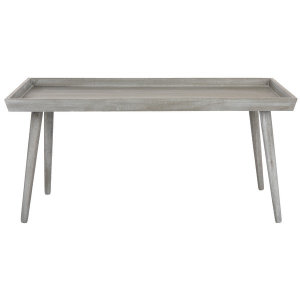 SAFAVIEH Nonie Slate Grey Coffee Table with Tray - 41.8