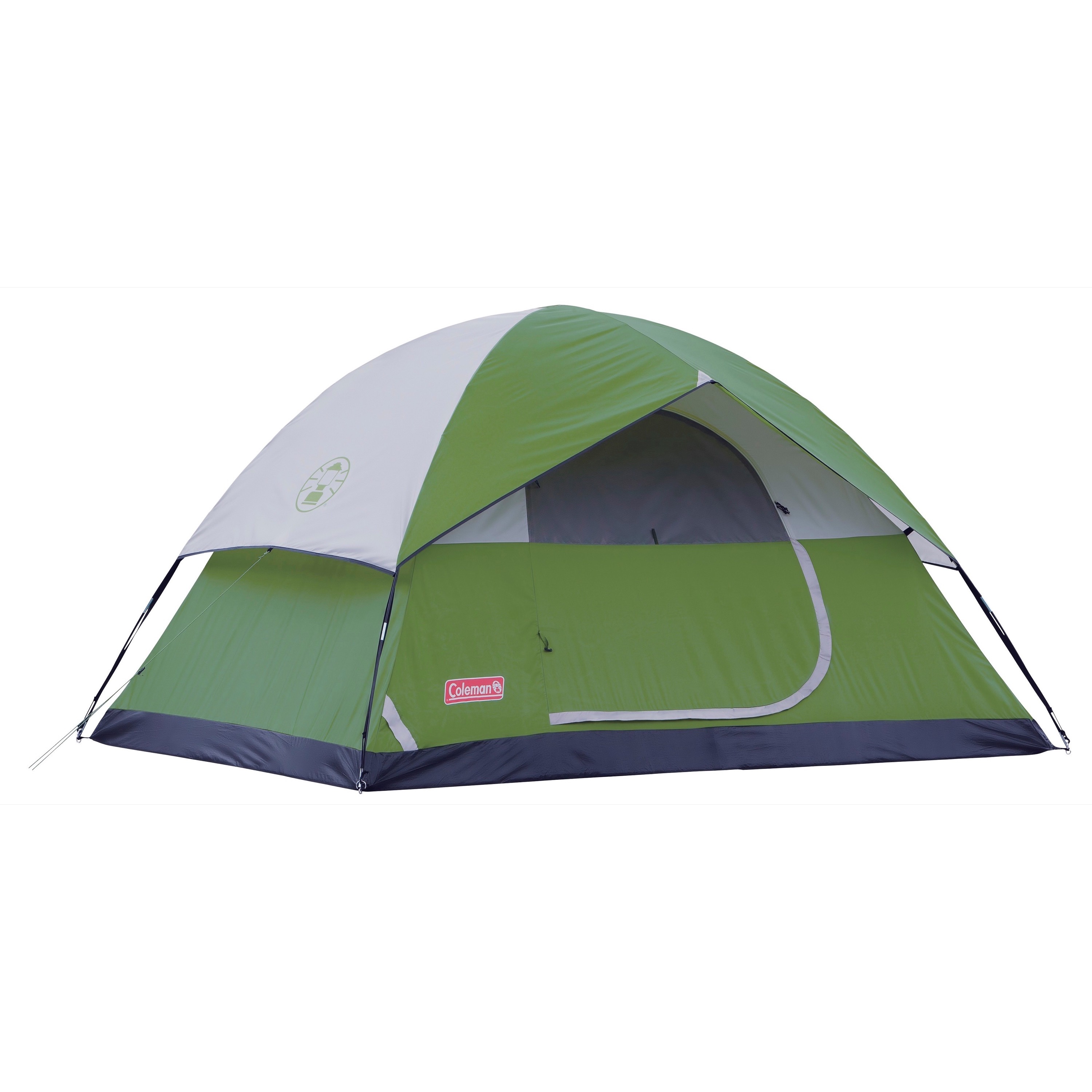 Coleman® 6-Person Sundome® Dome Camping Tent， 1 Room， Green