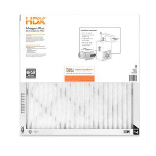 HDX 20 in. x 20 in. x 1 in. Allergen Plus Pleated Air Filter FPR 7 HDX1P7-012020