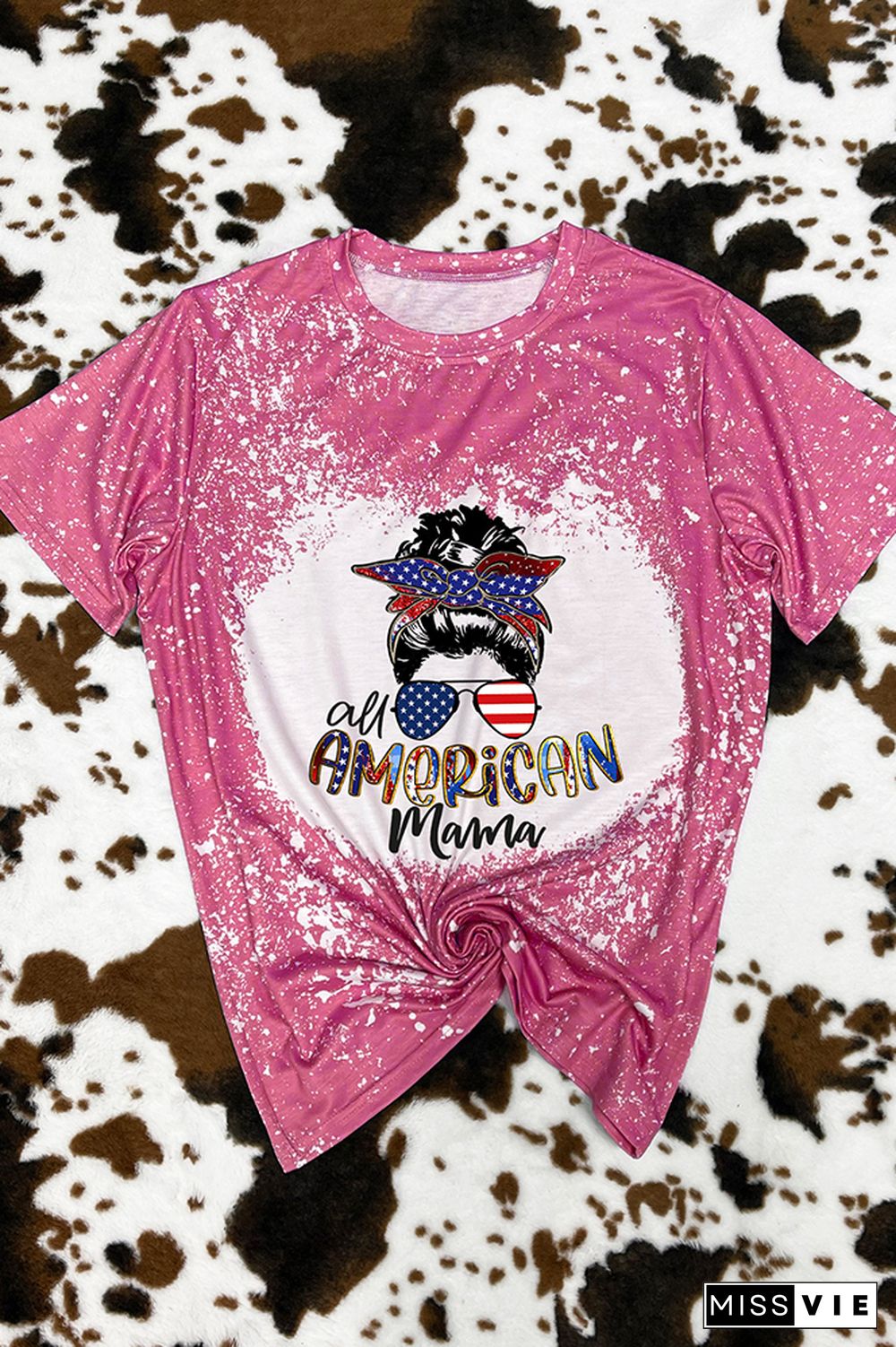 All American Mama Graphic Tee Wholesale