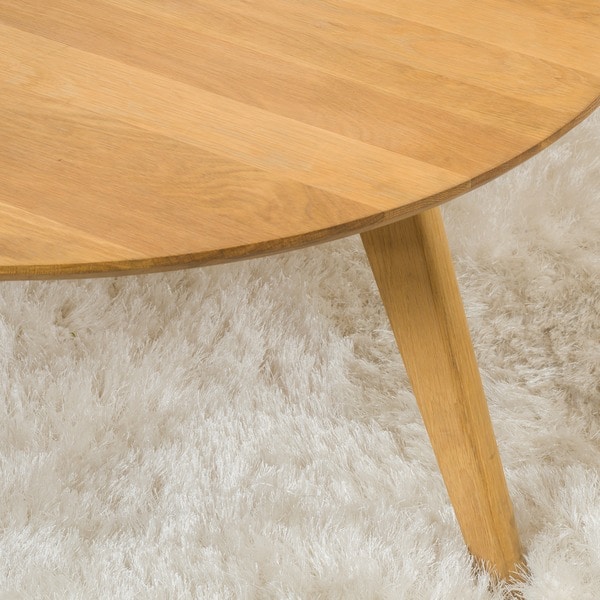 Canton Round Acacia Wood Coffee Table by Christopher Knight Home