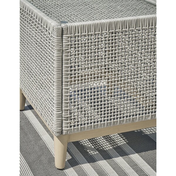 Signature Design by Ashley Seton Creek Gray Outdoor End Table