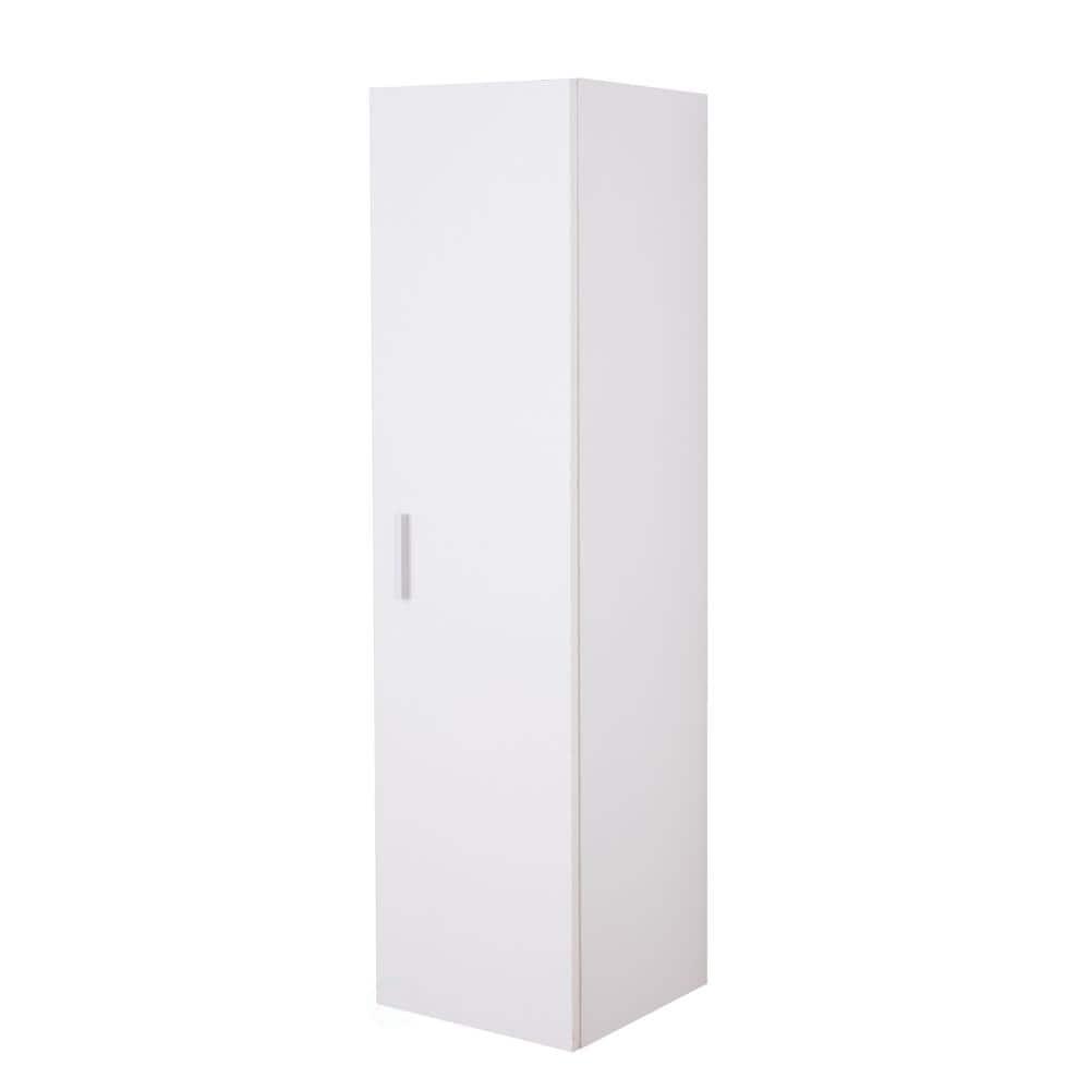 Basicwise Modern Long Bathroom Wall Mounted Cabinet in White