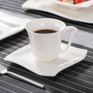 MALACASA Series Amparo 60-Piece Modern Ceramic Dinnerware Set (Service for 12) AMPARO-30*2