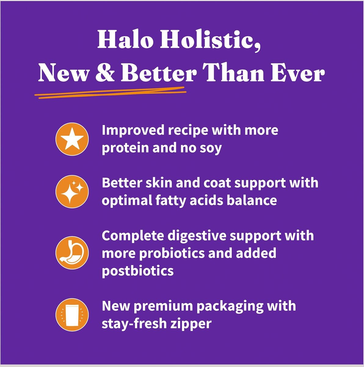 Halo Holistic Chicken and Brown Rice Small Breed Dry Dog Food