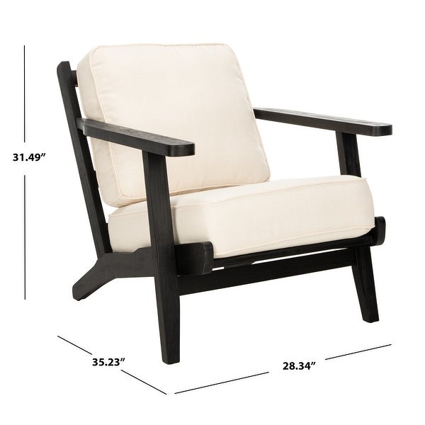 SAFAVIEH Nico Mid Century Accent Chair - 28.4 x 35.2 x 31.5