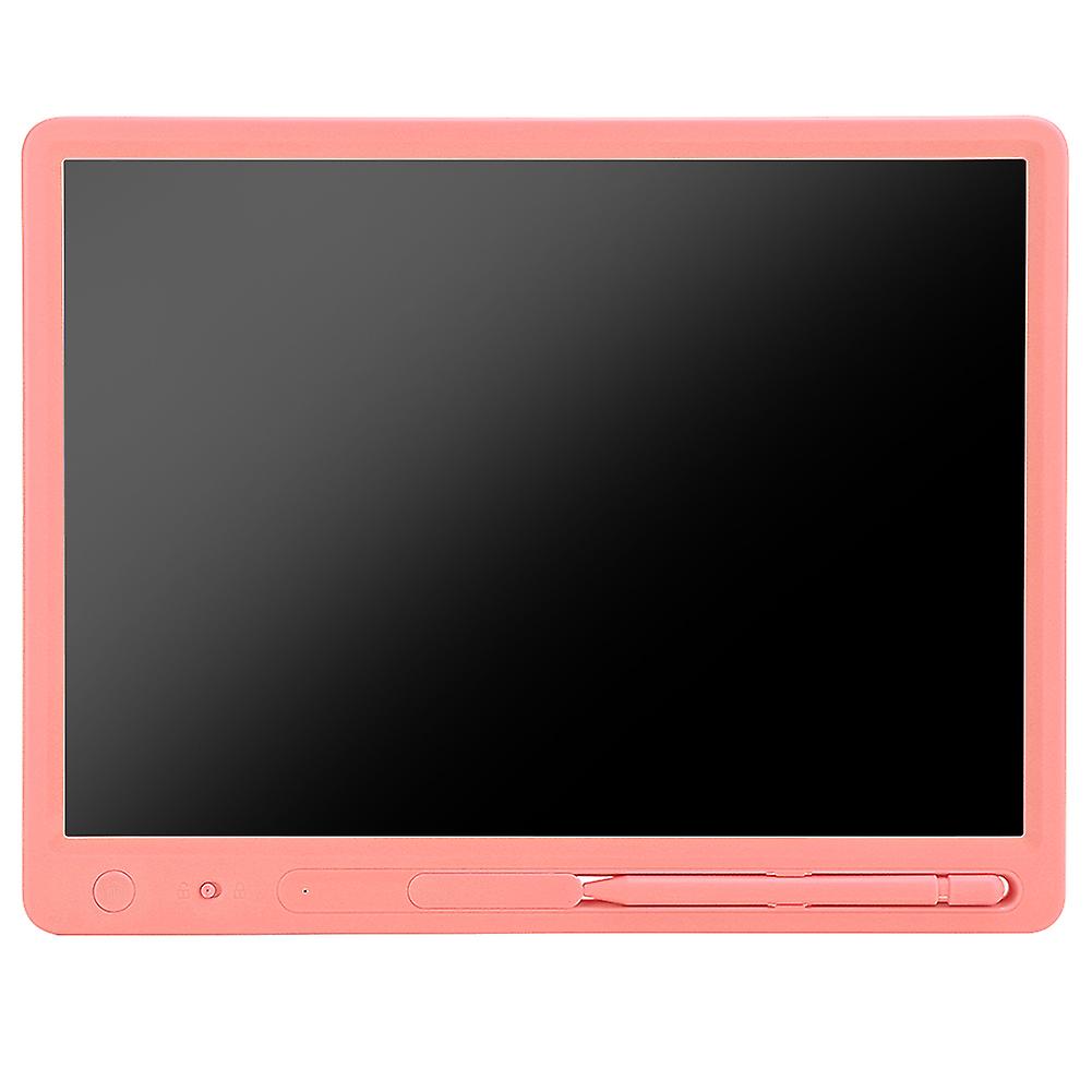 15 Inch Lcd Writing Pad Light Energy Electronic Blackboard Color Handwriting Drawing Boardpink