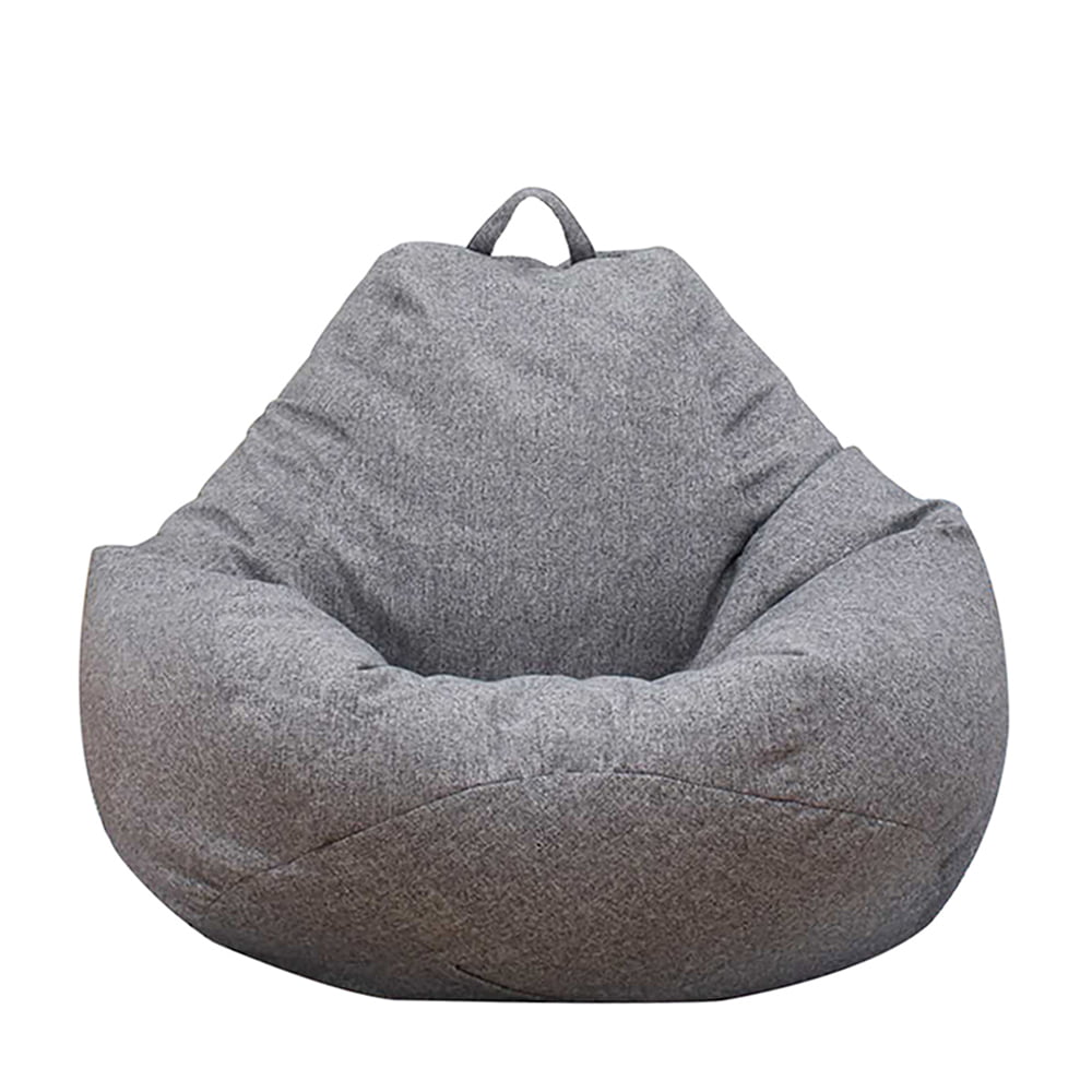 Willstar Bean Bag Chair Sofa Cover Adults Large High Back Bean Bag Cover No Filler Recliner Gaming Storage Bag for Indoor Outdoor Home Garden Living Room Beanbag Furniture Sofa Slipcover 80x90CM