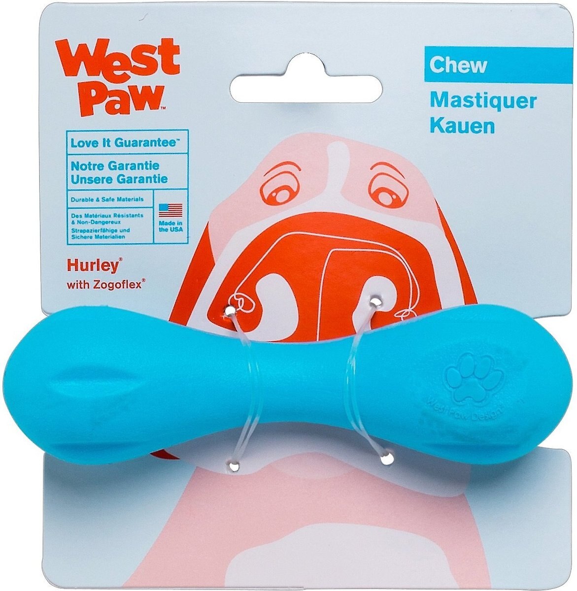 West Paw Zogoflex Hurley Tough Dog Chew Toy