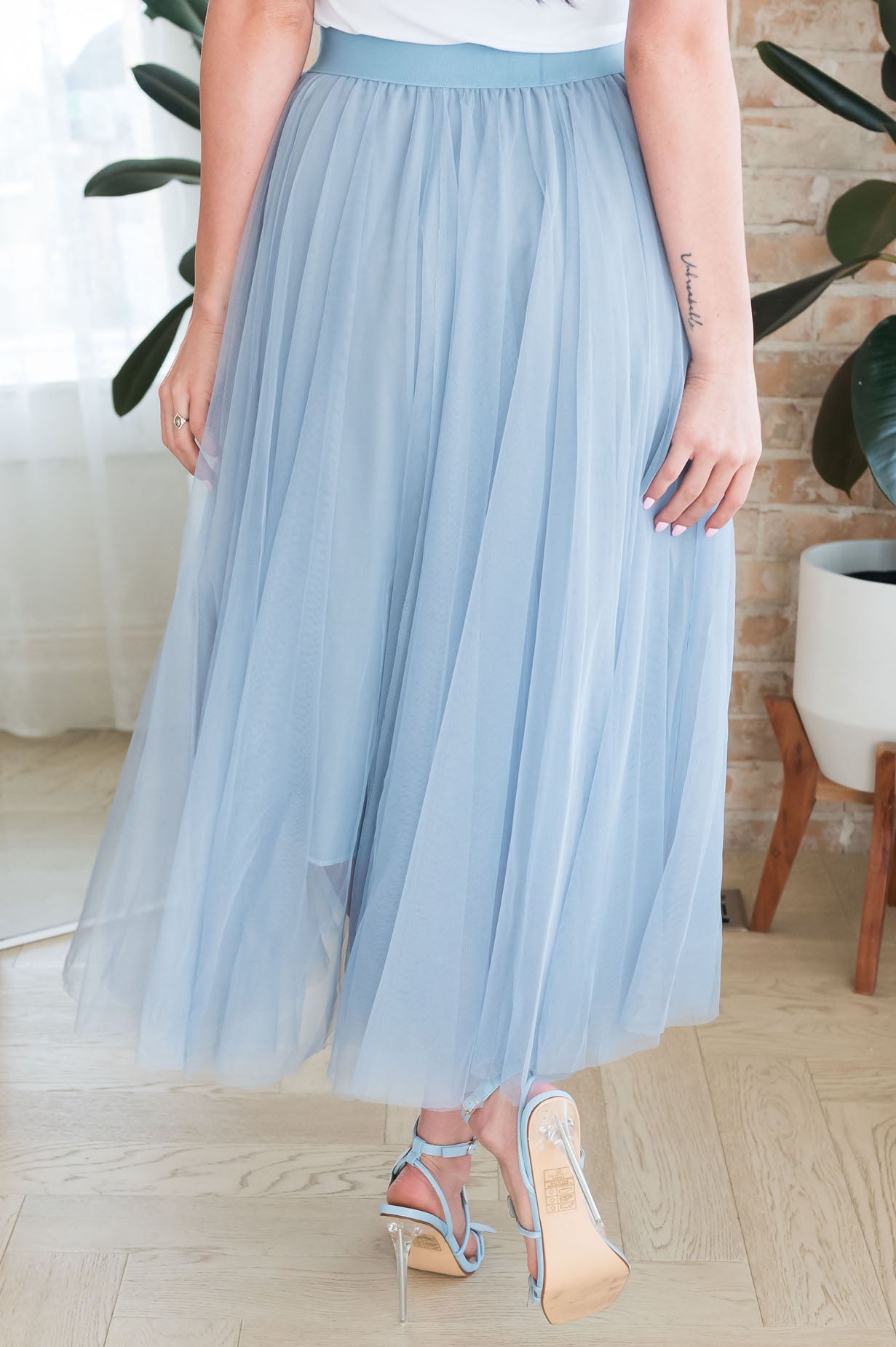 Forever Soulmates Modest Tulle Skirt