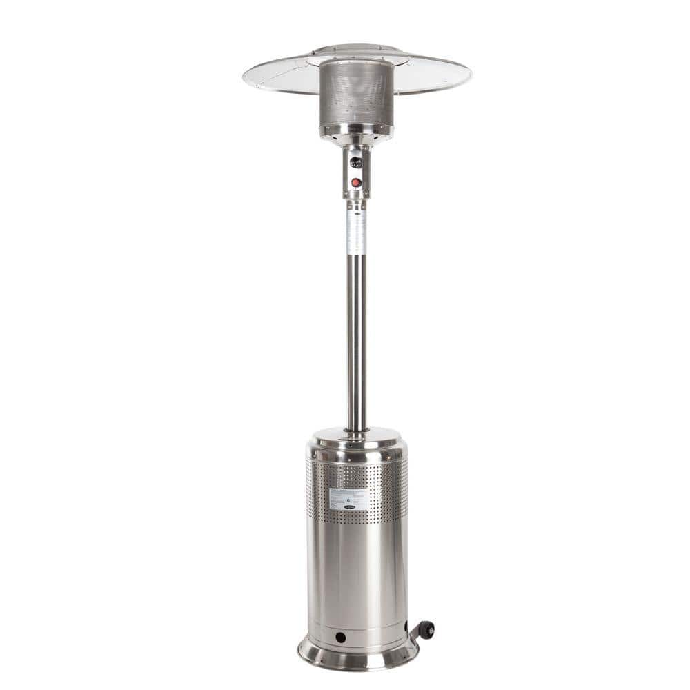 Fire Sense Pro Series 46,000 BTU Stainless Steel Propane Gas Patio Heater 61436