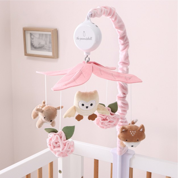 The Peanutshell Baby Musical Crib Mobile Little Forest Girl