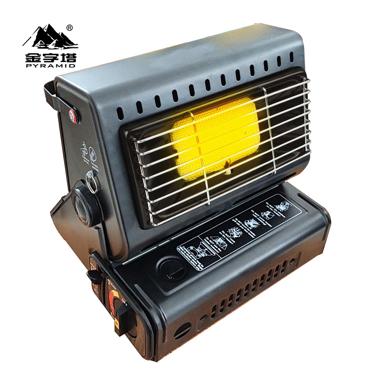 manufacturer pyramid OEM logo waterproof durable Portable camping gas heater