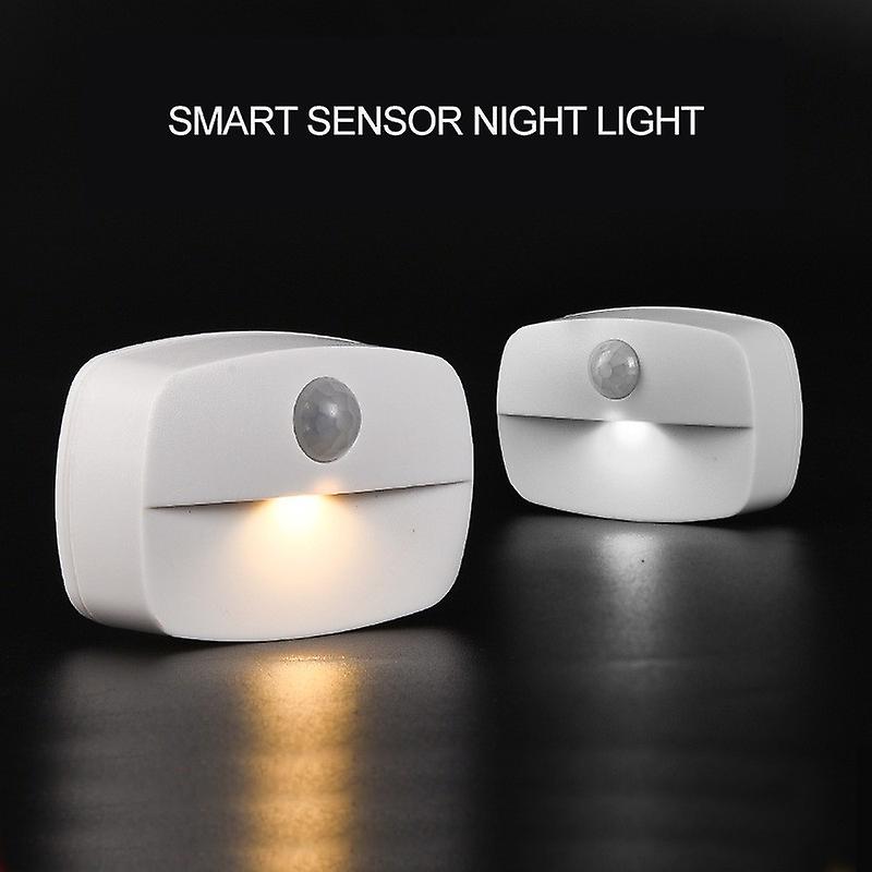 Wireless Led Infrared Sensor Light Night Light Toilet Light Wall Lights Baby Bedroom Bedside Lamp  Closet Cabinet Light Stairway Light Porch Corridor