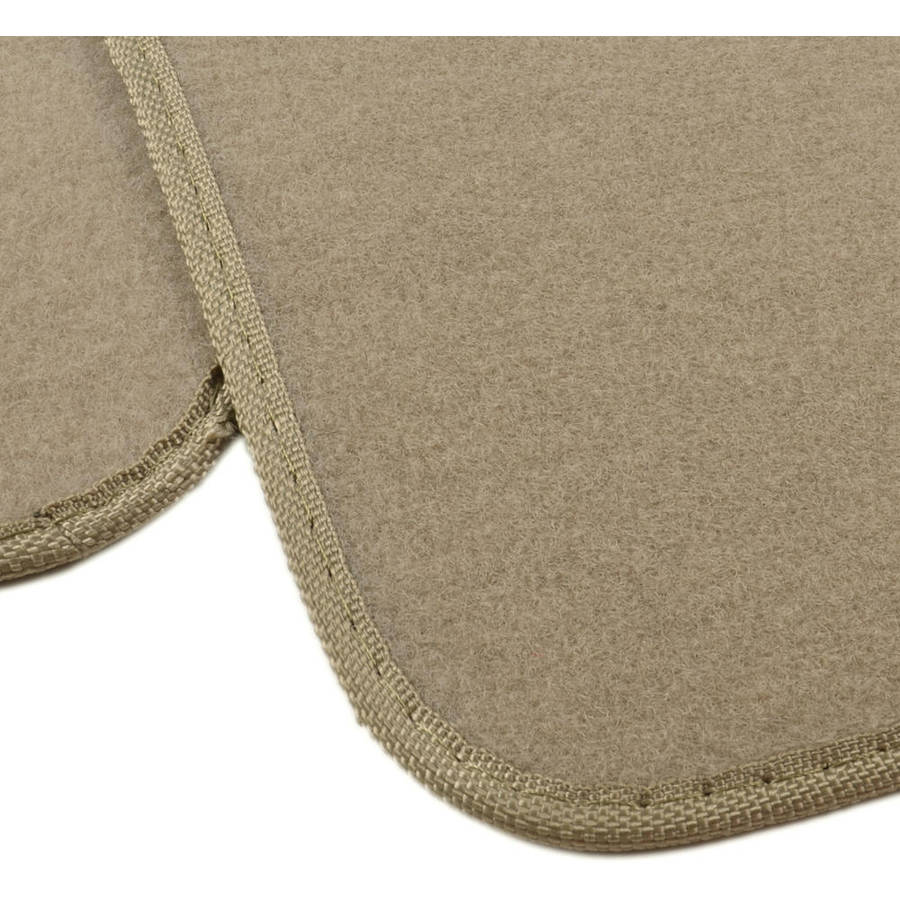 BDK Premium Heavy-Carpeted Car Floor Mats for Car， 4-Piece， Extra Carpet Cushion， Rubberized Backing