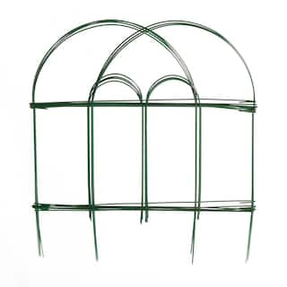 Glamos Wire Products Glamos Wire 18 in. Folding Fence Green (12-Pack) 778009