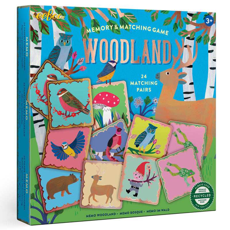 Woodland Memory and Matching Game by Eeboo