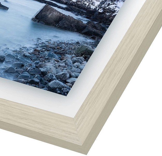 Americanflat Floating Picture Frame With Polished Glass Horizontal And Vertical Formats For Wall Horizontal And Vertical Formats For Wall