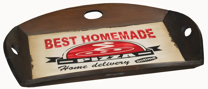 Best Homemade Pizza Serving Tray with Cut Out Handles