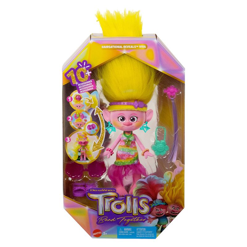 DreamWorks Trolls Band Together Hairsational Viva Fashion Doll