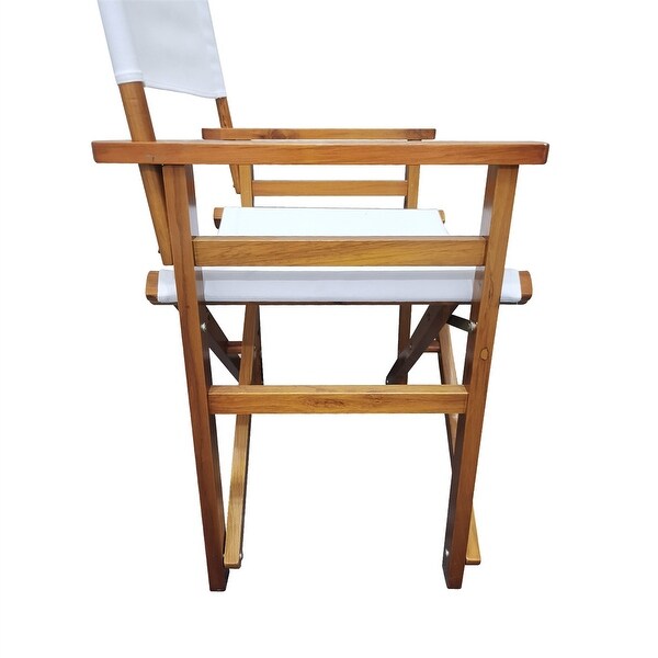 2pcs WoodandCanvas Folding Chair Director Chair - Overstock - 35761237