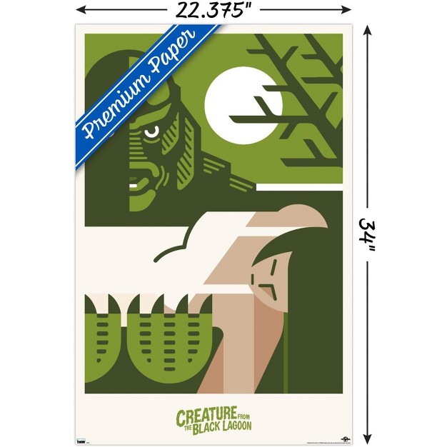 Trends International Creature From The Black Lagoon Graphic Unframed Wall Poster Prints