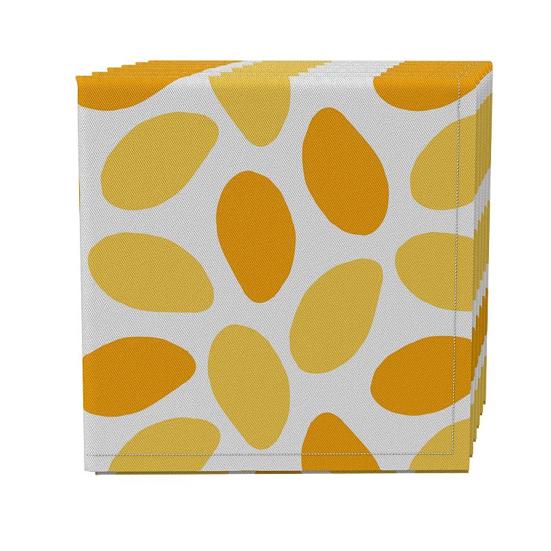 Napkin Set of 4， 100% Cotton， 20x20， Abstract Mangos