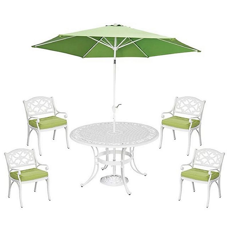 homestyles Weather-Resistant Dining Table and Chair 5-piece Set