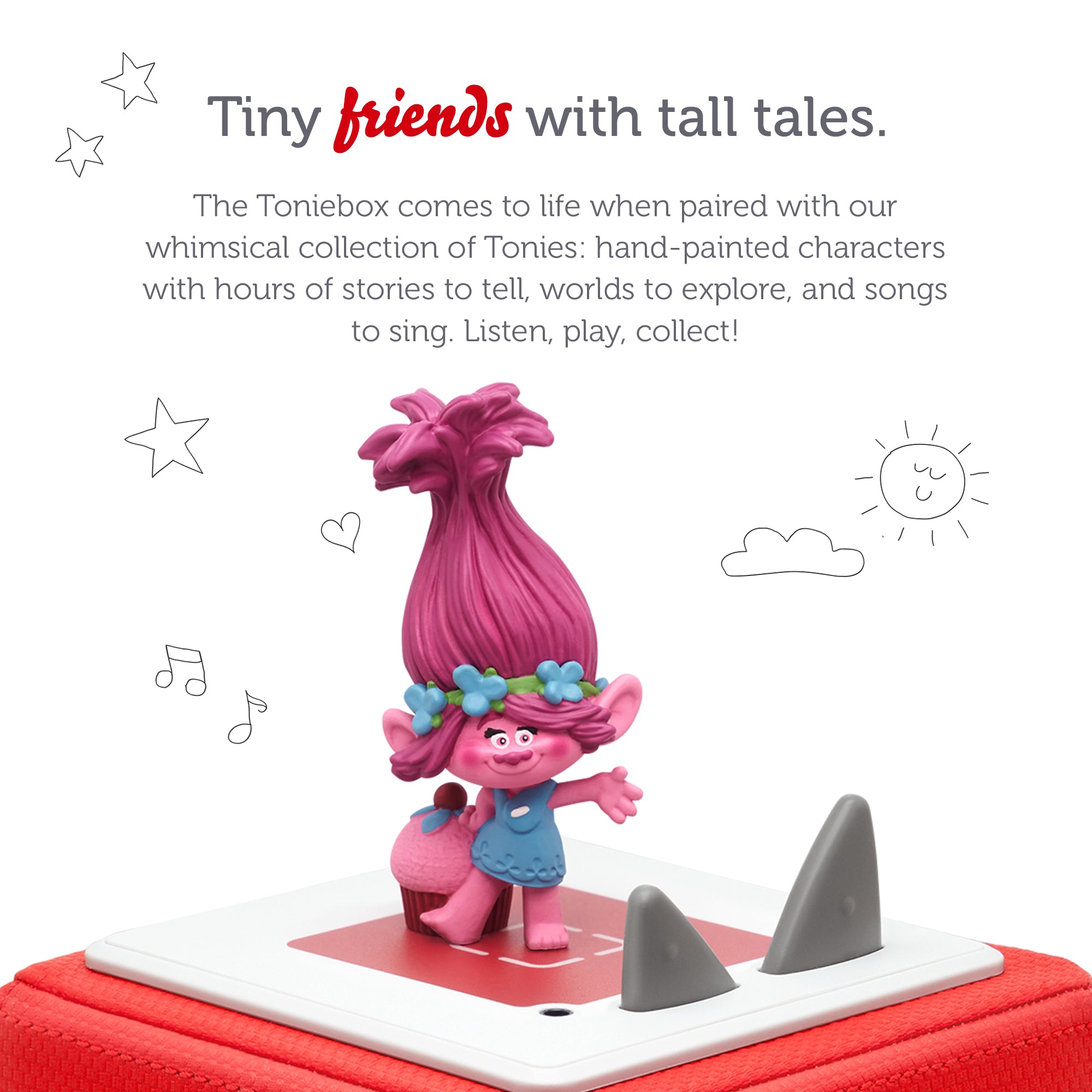 Tonies Poppy Audio Play Figurine from Dreamwork's Trolls