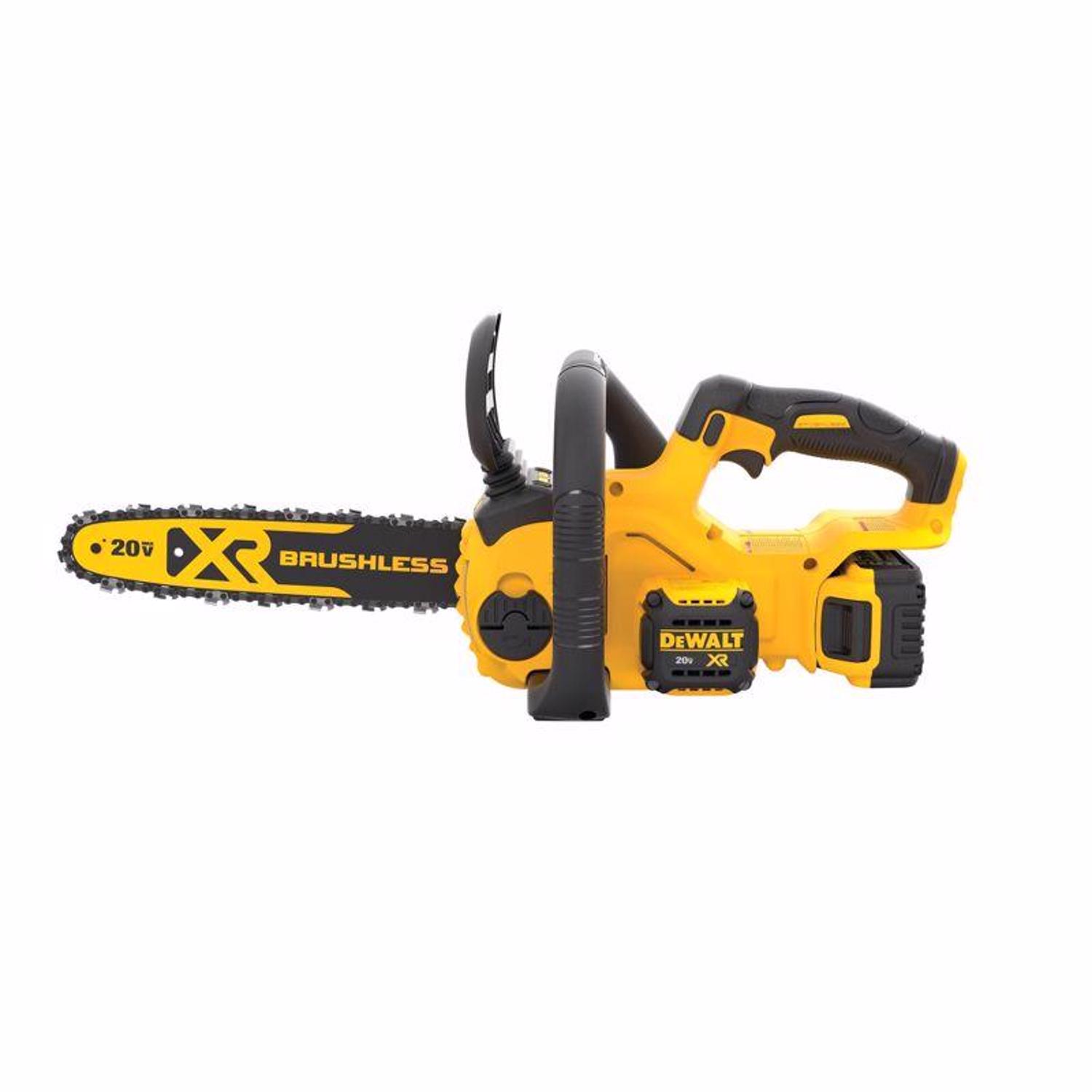 DW 20V MAX XR DCCS620P1 12 in. 20 V Battery Chainsaw Kit (Battery and Charger)