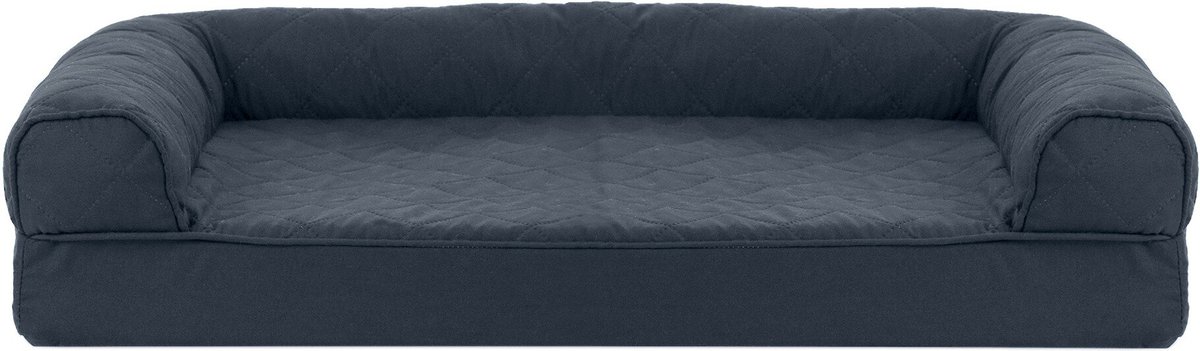 FurHaven Quilted Orthopedic Sofa Cat and Dog Bed w/ Removable Cover