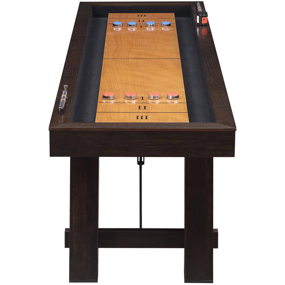 Hanover Butcher Block Shuffleboard Table HGSB01-BRN