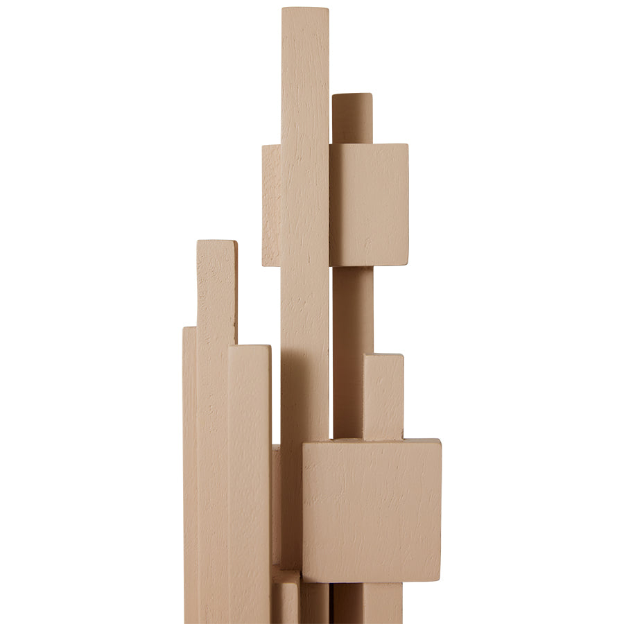 Skyline sculpture beige - M