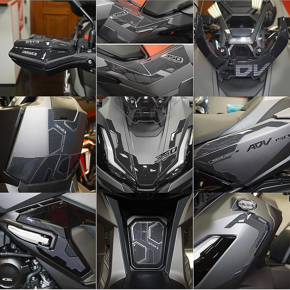 Born Pretty For Honda Adv350 Adv 350 2022 Sticker 3d Tank Pad Stickers Protection Kit Oil Gas Protector Cover Decoration