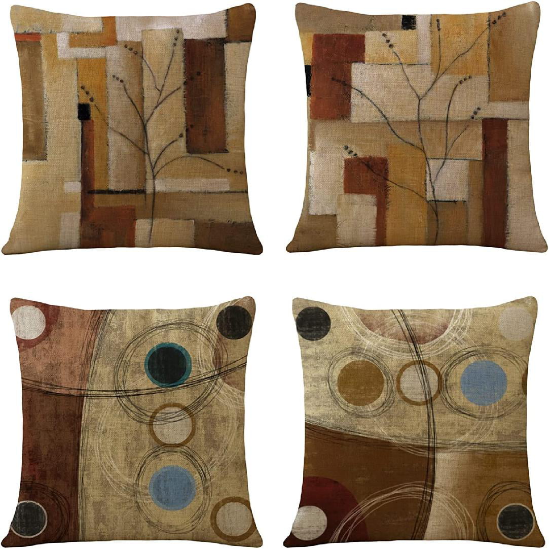 Couch Pillows for Living Room Set of 4