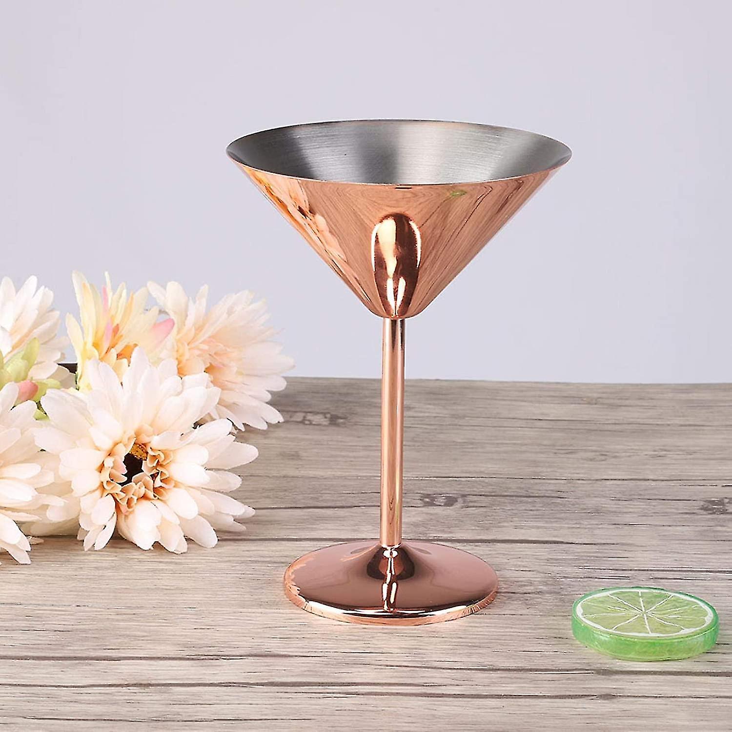 Cocktail Glasses， Martini Glasses Reusable Unbreakable Glass Drinking Juice Making Cup Glassware，1pc