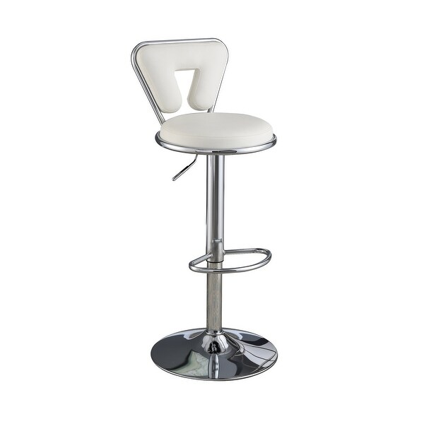 Poundex Adjustable Height and Swivel Barstool - 34