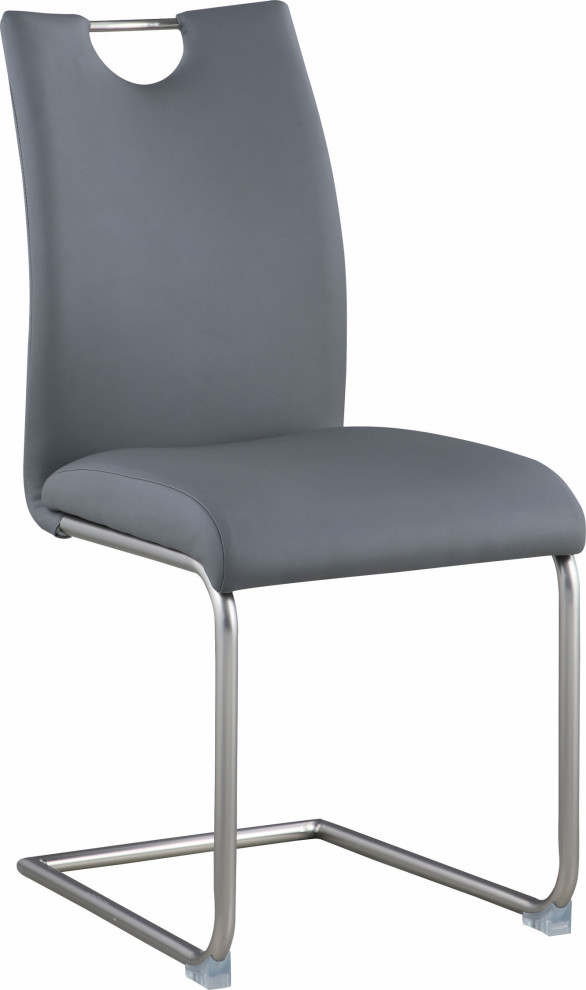 Handle Back Cantilever Side Chair (Set of 4)   Contemporary   Dining Chairs   by HedgeApple  Houzz