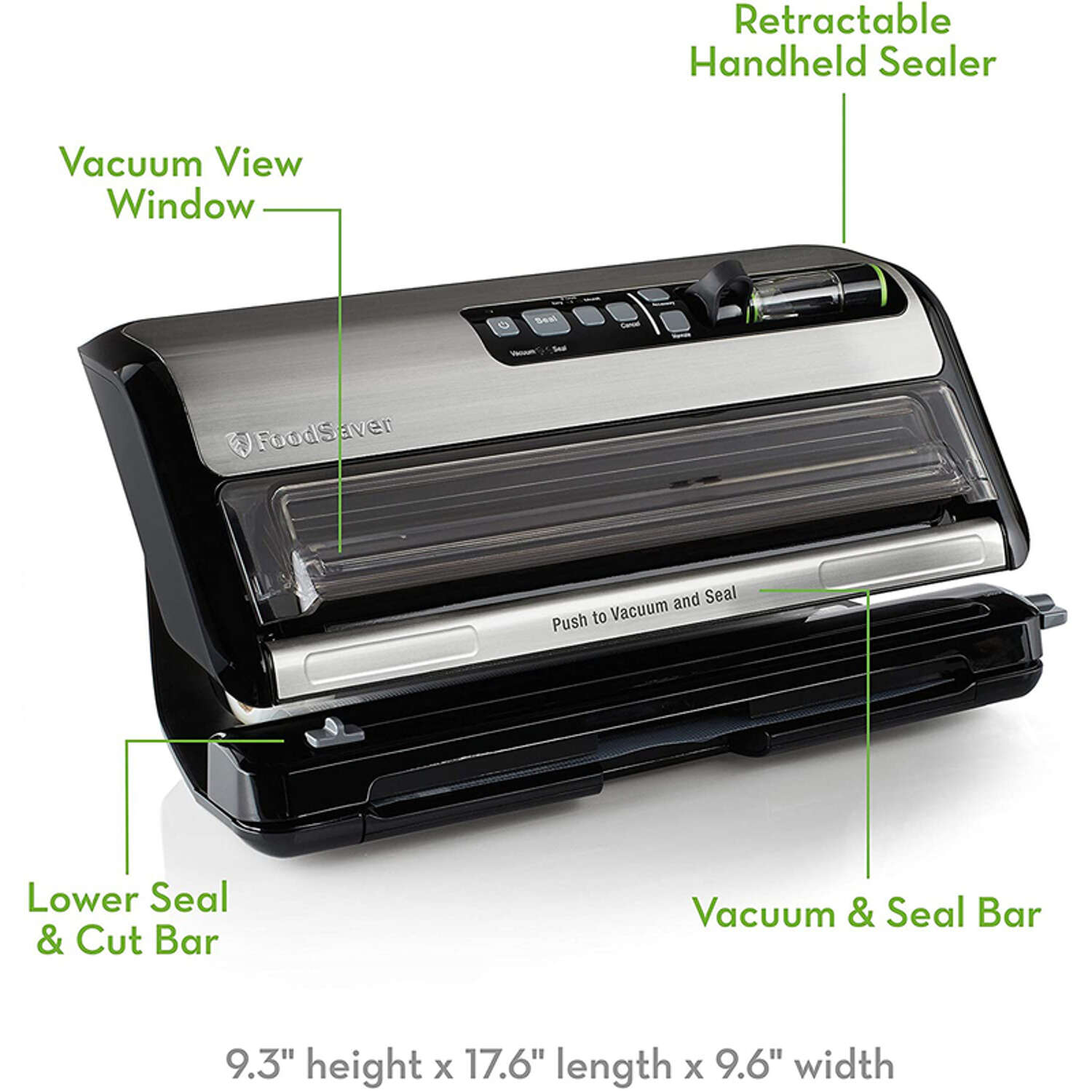 FoodSaver FM5000 Black Food Vacuum Sealer