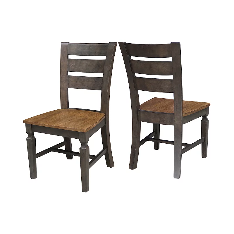 International Concepts Vista Ladderback Chair 2-piece Set