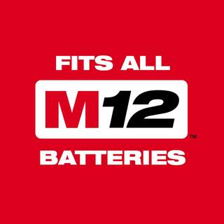 MW M12 FUEL 12V Lithium-Ion Brushless Cordless 14 in Impact Driver 12 in Hammer Drill w(2) M12 CP 2.5 Ah Batteries 3453-20-3404-20-48-11-2425-48-11-2425