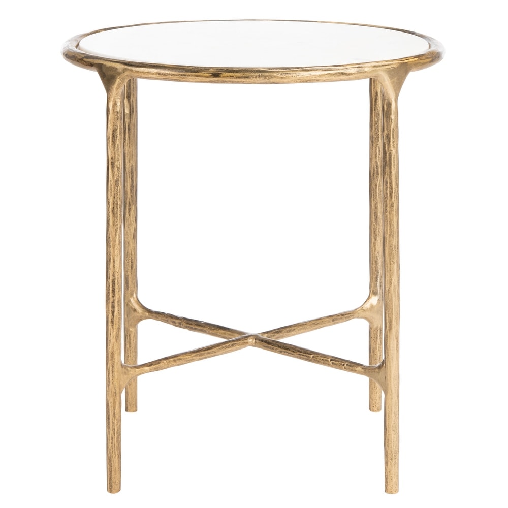 SAFAVIEH Couture Jessa Forged Metal Round End Table   18\