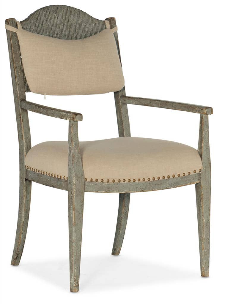 Hooker Furniture Dining Room Alfresco Aperto Rush Arm Chair