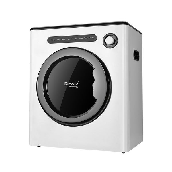 1.6 cu. ft. Electric Portable Laundry Dryer with Auto Control， UV Sterilization Technology