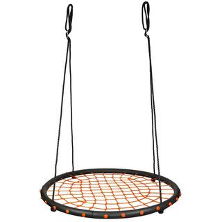 Giant 40 in. Orange Spider Web Outdoor Tree Saucer Swing (2-Pack) 2 x SWG-ORG-100