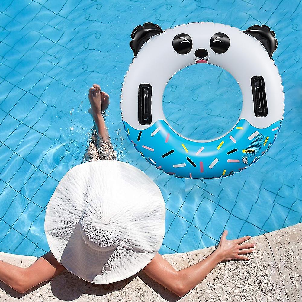 Swimming Ring For Kids Inflatable Pool Floats Toddlers Swim Tube With Handles Water Toys For Beach Pool Party