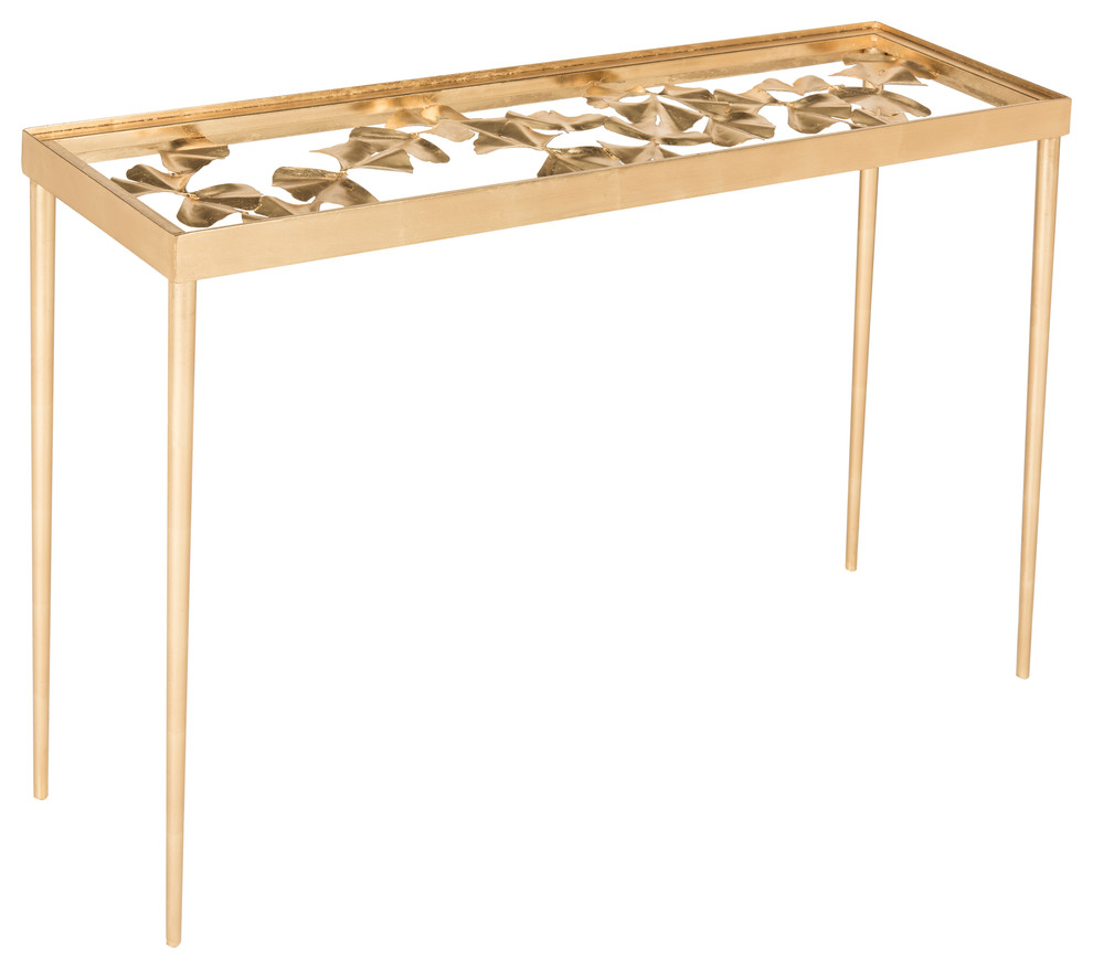 Otto Ginko Leaf Console   Contemporary   Console Tables   by HedgeApple  Houzz