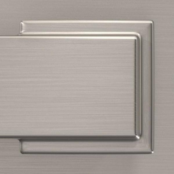 Schlage Latitude Satin Nickel Privacy BedBath Door Handle with Collins Trim F40 LAT 619 COL